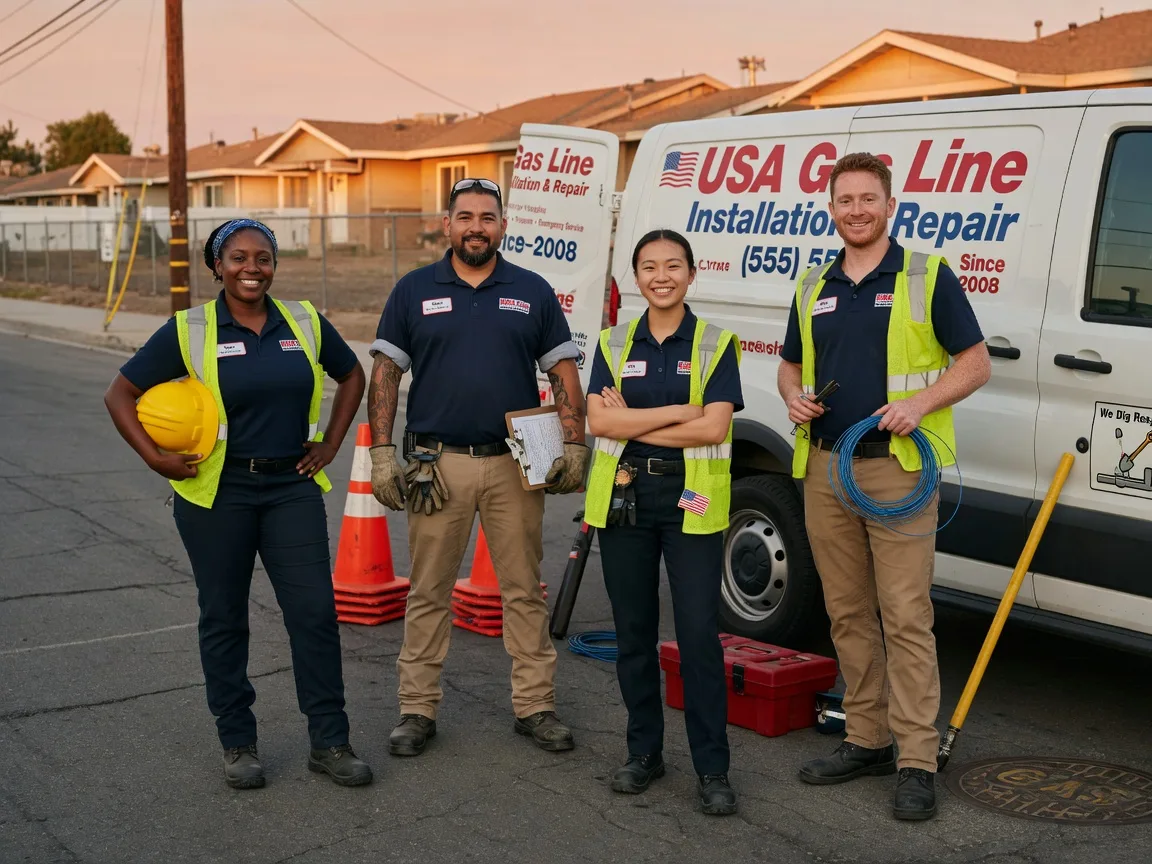 Gas Line Installation company in Halltown, MO